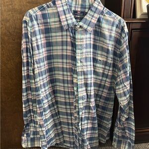 Vineyard Vines Multicolor Plaid Button Down Shirt